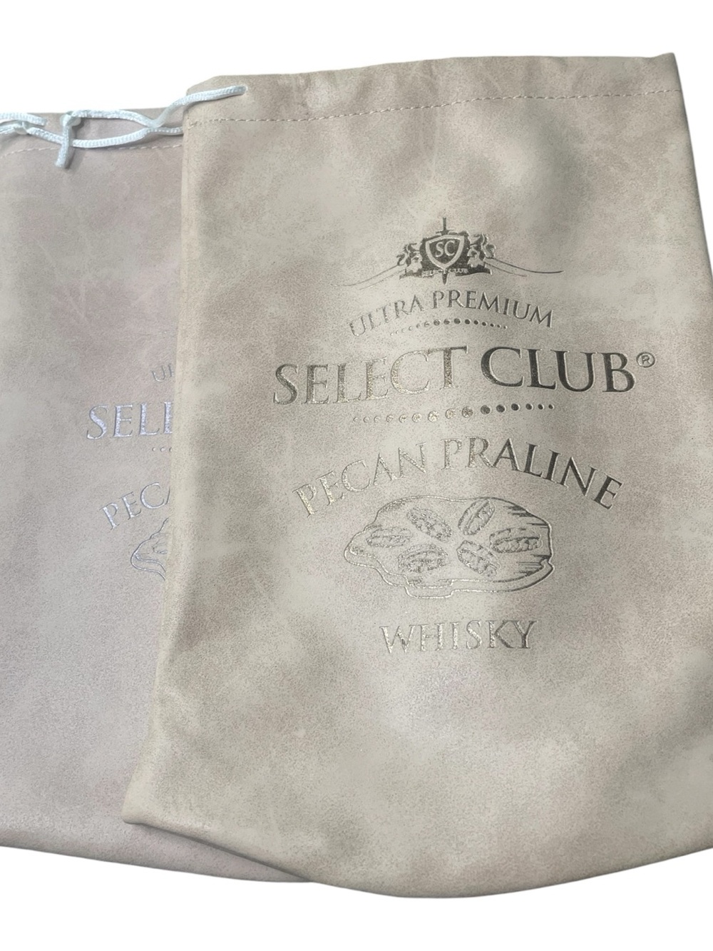 Select Club praline whiskey leather Toiletry Bag for Men lot of 2